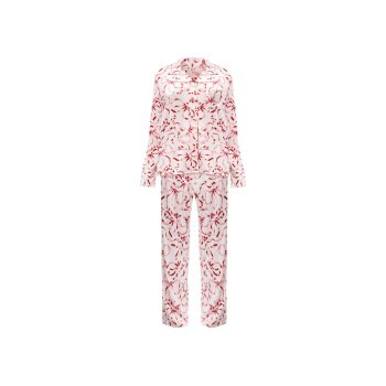 Gatta Damen-Pyjama aus Viskose, L, Schleifen - B-Ware...