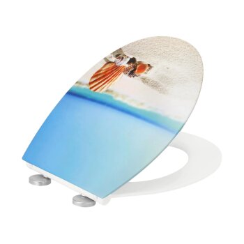 LIVARNO® Premium Duroplast-WC-Sitz (Strand) - B-Ware neuwertig
