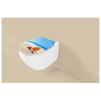 LIVARNO® Premium Duroplast-WC-Sitz (Strand) - B-Ware neuwertig
