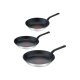 Tefal Edelstahl-Pfannenset Duetto Bakelite, 3-teilig - B-Ware neuwertig