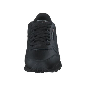 Reebok Classic Unisex-Leder-Sneaker, 44, schwarz - B-Ware neuwertig