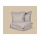 LIVARNO® Mikrofaser-Satin-Bettwäsche, 155 x 220 cm, grau - B-Ware neuwertig
