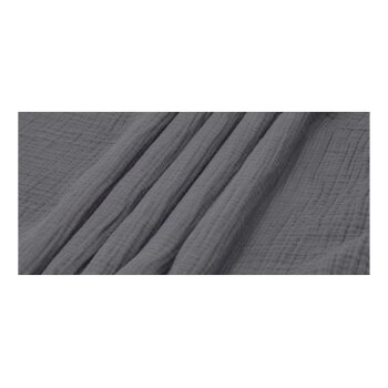 LIVARNO® Musselin-Kissenbezüge, 2 Stück, 40 x 80 cm, grau - B-Ware neuwertig