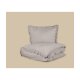 LIVARNO® Mikrofaser Satin Bettwäsche, 140 x 200 cm, grau - B-Ware sehr gut