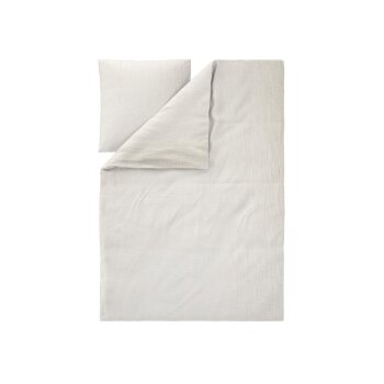 LIVARNO® Musselin-Bettwäsche, 135 x 200 cm, weiß - B-Ware neuwertig