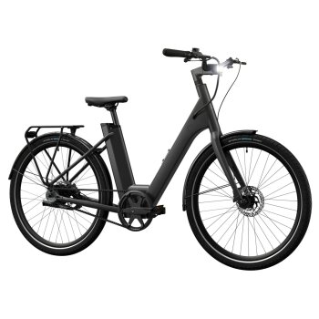 CRIVIT E-Bike Urban Y.3 GATES Riemenantrieb, 27,5 Zoll (All Black) - B-Ware sehr gut