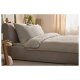LIVARNO® Bettwäsche mit Leinenanteil, 240 x 220 cm, 70 x 90 cm, sand - B-Ware neuwertig