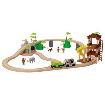 PLAYTIVE Eisenbahn-Set »Dschungel / Passagierzug«, Streckenlänge max. 2,8 m (Dschungel) - B-Ware gut