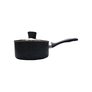 RUSSELL HOBBS Aluminium Nightfall Collection Blue Marble (Stielkasserolle, 18cm) - B-Ware neuwertig
