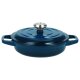 SILVERCREST® Premium-Gusseisentopf-Set, Ø 23 cm (1,9 l / 2,9 l / 4,2 l) (Dunkelblau) - B-Ware sehr gut