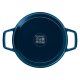 SILVERCREST® Premium-Gusseisentopf-Set, Ø 23 cm (1,9 l / 2,9 l / 4,2 l) (Dunkelblau) - B-Ware sehr gut