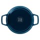 SILVERCREST® Premium-Gusseisentopf-Set, Ø 23 cm (1,9 l / 2,9 l / 4,2 l) (Dunkelblau) - B-Ware sehr gut