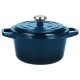 SILVERCREST® Premium-Gusseisentopf-Set, Ø 23 cm (1,9 l / 2,9 l / 4,2 l) (Dunkelblau) - B-Ware sehr gut