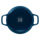 SILVERCREST® Premium-Gusseisentopf-Set, Ø 23 cm (1,9 l / 2,9 l / 4,2 l) (Dunkelblau) - B-Ware sehr gut