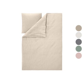LIVARNO® Musselin-Bettwäsche, 135 x 200 cm - B-Ware