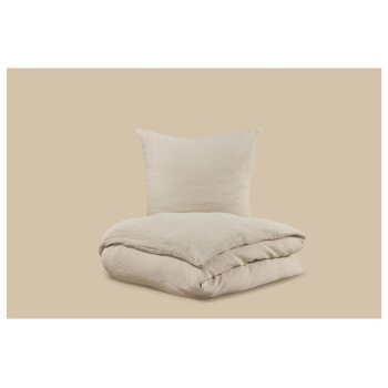 LIVARNO® Musselin-Bettwäsche, 135 x 200 cm - B-Ware