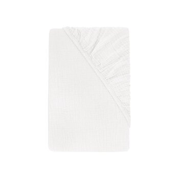 LIVARNO® Musselin-Spannbettlaken, 140-160 x 200 cm - B-Ware