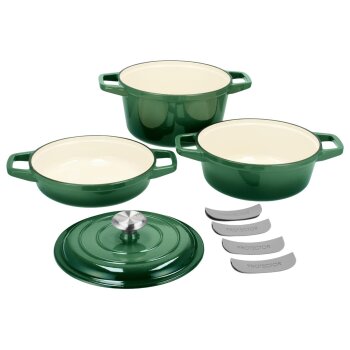 SILVERCREST® Premium-Gusseisentopf-Set, Ø 23 cm (1,9 l / 2,9 l / 4,2 l) - B-Ware
