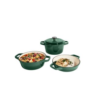 SILVERCREST® Premium-Gusseisentopf-Set, Ø 23 cm (1,9 l / 2,9 l / 4,2 l) - B-Ware