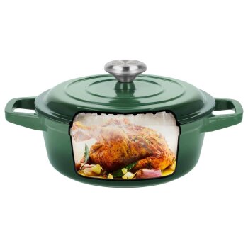 SILVERCREST® Premium-Gusseisentopf-Set, Ø 23 cm (1,9 l / 2,9 l / 4,2 l) - B-Ware