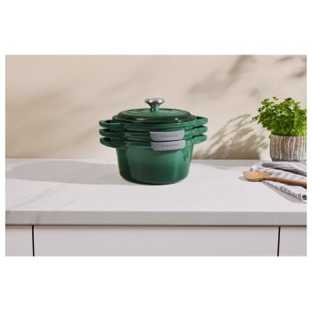SILVERCREST® Premium-Gusseisentopf-Set, Ø 23 cm (1,9 l / 2,9 l / 4,2 l) - B-Ware