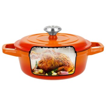 SILVERCREST® Premium-Gusseisentopf-Set, Ø 23 cm (1,9 l / 2,9 l / 4,2 l) - B-Ware