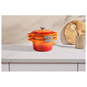SILVERCREST® Premium-Gusseisentopf-Set, Ø 23 cm (1,9 l / 2,9 l / 4,2 l) - B-Ware