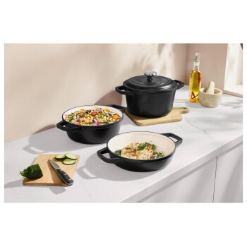 SILVERCREST® Premium-Gusseisentopf-Set, Ø 23 cm (1,9 l / 2,9 l / 4,2 l) - B-Ware