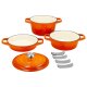 SILVERCREST® Premium-Gusseisentopf-Set, Ø 23 cm (1,9 l / 2,9 l / 4,2 l) - B-Ware