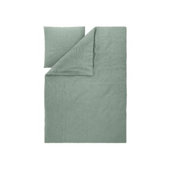 LIVARNO® Musselin-Bettwäsche, 155 x 220 cm - B-Ware