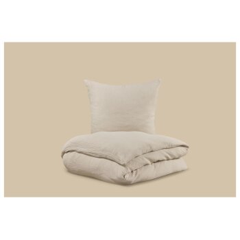 LIVARNO® Musselin-Bettwäsche, 155 x 220 cm - B-Ware