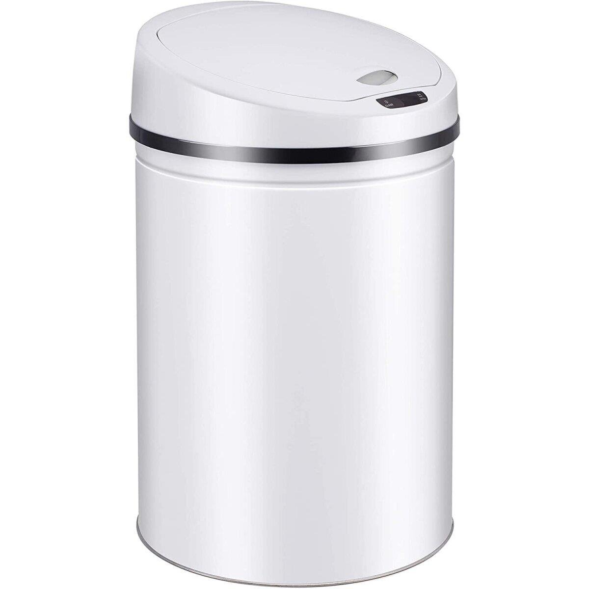 Mülltonne Abfalleimer Automatik Sensor Mülleimer 60 L weiß Ribell
