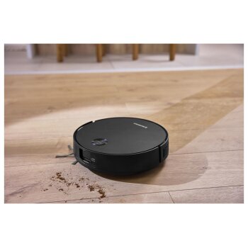 SILVERCREST Saugroboter, 2 in 1, mit Absaugstation, schwarz - B-Ware neuwertig