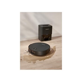 SILVERCREST Saugroboter, 2 in 1, mit Absaugstation, schwarz - B-Ware neuwertig