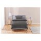 LIVARNO home Bettwäsche Renforcé, 140 x 200 cm, 70 x 90 cm, Muster/grau - B-Ware sehr gut