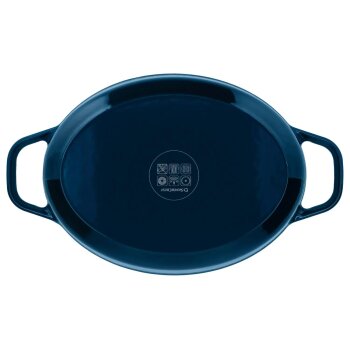 SILVERCREST® Premium-Gusseisenbräter, Ø 29 cm, blau - B-Ware neuwertig