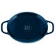 SILVERCREST® Premium-Gusseisenbräter, Ø 29 cm, blau - B-Ware neuwertig