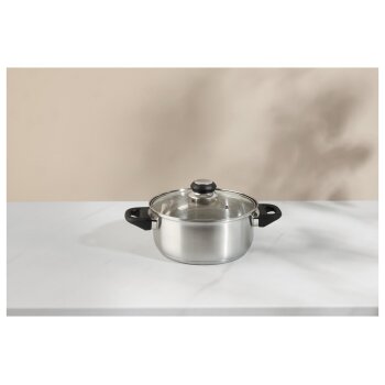 SILVERCREST® Edelstahl-Topf-Set, 6-teilig - B-Ware neuwertig