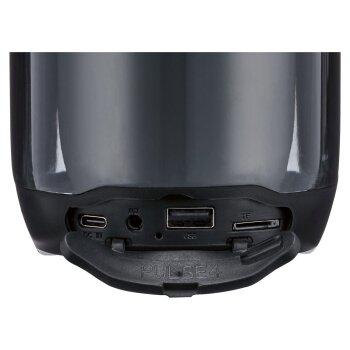 SILVERCREST® Bluetooth-LED-Lautsprecher, schwarz - B-Ware neuwertig