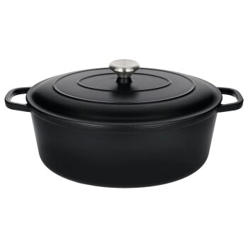 SILVERCREST® Premium-Gusseisenbräter, ca. 7,1 l (Schwarz) - B-Ware neuwertig