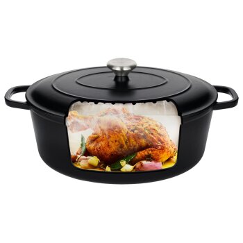 SILVERCREST® Premium-Gusseisenbräter, ca. 7,1 l (Schwarz) - B-Ware neuwertig