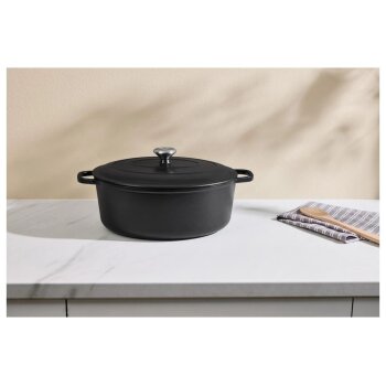 SILVERCREST® Premium-Gusseisenbräter, ca. 7,1 l (Schwarz) - B-Ware neuwertig