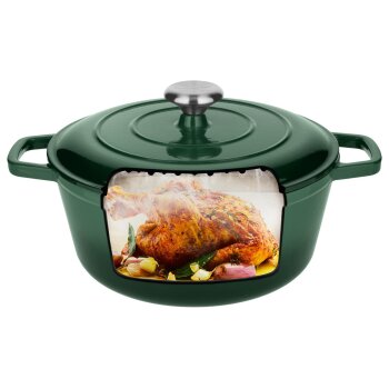 SILVERCREST® Premium-Gusseisentopf, Ø 27 cm - B-Ware