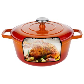 SILVERCREST® Premium-Gusseisentopf, Ø 27 cm - B-Ware