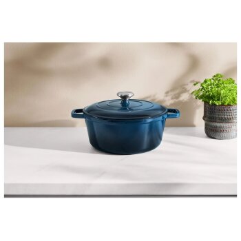SILVERCREST® Premium-Gusseisentopf, Ø 27 cm - B-Ware