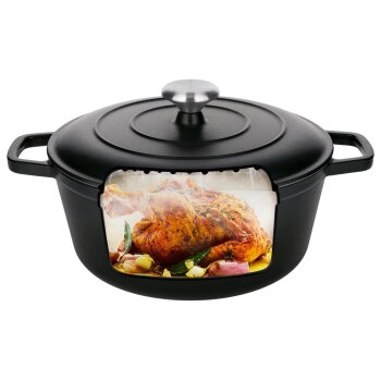 SILVERCREST® Premium-Gusseisentopf, Ø 27 cm - B-Ware