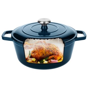 SILVERCREST® Premium-Gusseisentopf, Ø 27 cm - B-Ware