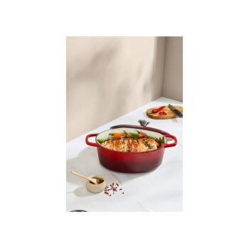 SILVERCREST® Premium-Gusseisenbräter, Ø 29 cm - B-Ware