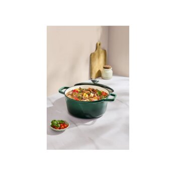 SILVERCREST® Premium-Gusseisentopf, Ø 25 cm - B-Ware