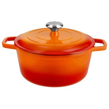 SILVERCREST® Premium-Gusseisentopf, Ø 25 cm - B-Ware
